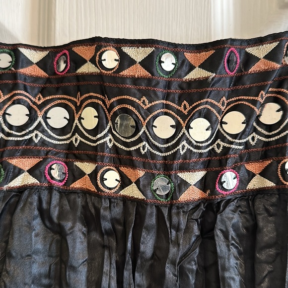 At Last Black Embroidered Sequined Blouse - Picture 3 of 5